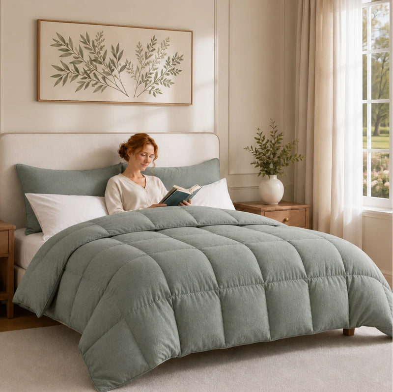 European Linen Down Comforter