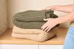 Cozy Knit Cotton Throw Blanket - Warmy & Tummy