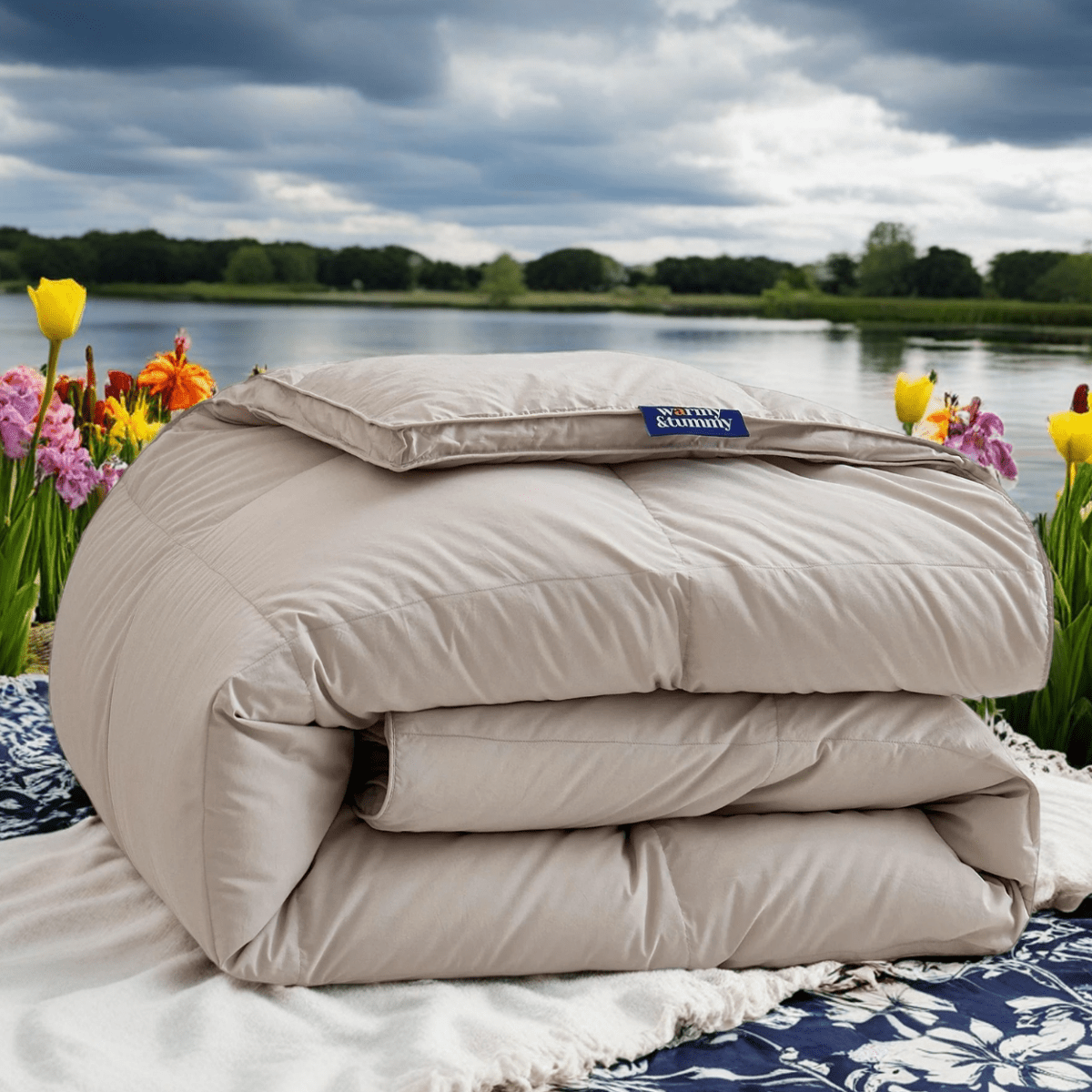 Cozy365™ Premium Down Comforter - Warmy & Tummy