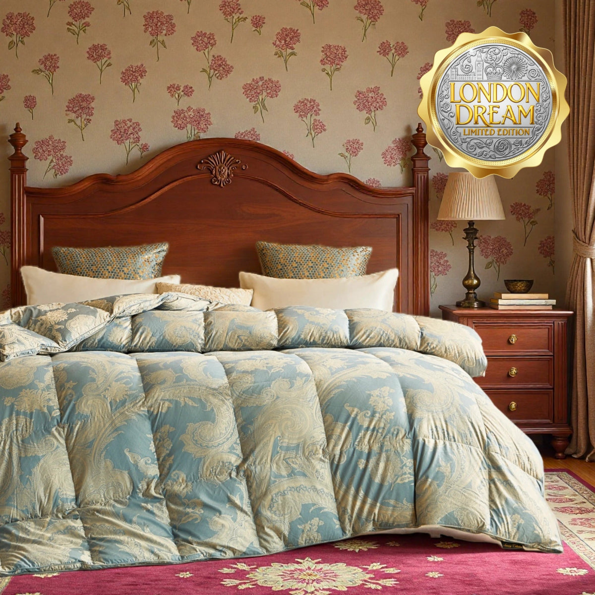 Deluxe Silk Goose Down Comforter - Warmy & Tummy
