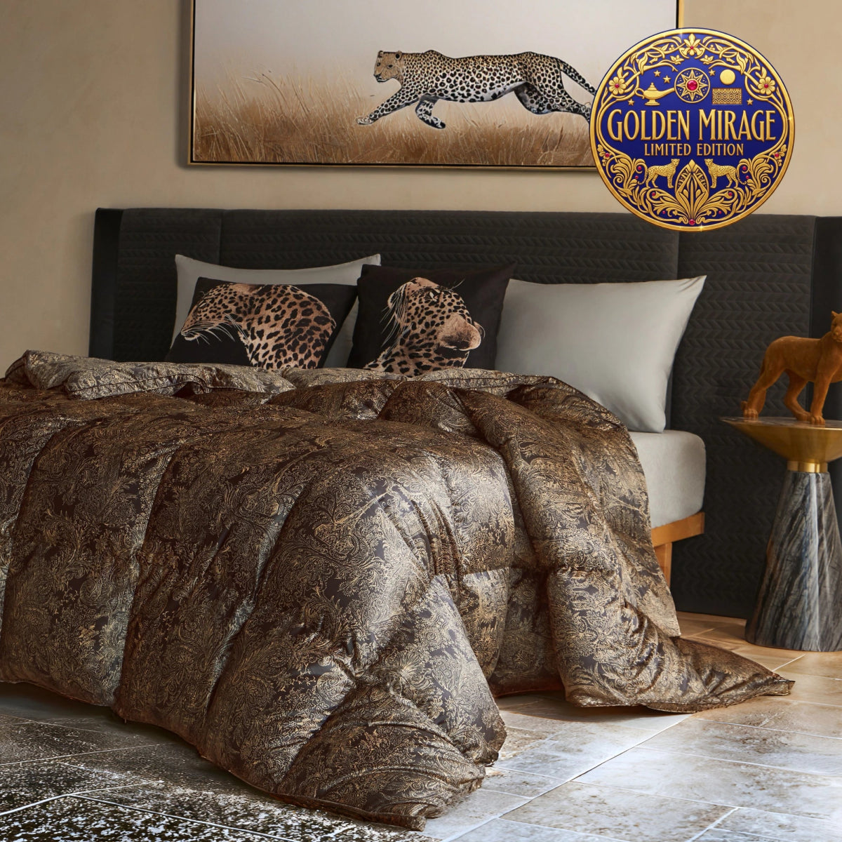 Deluxe Silk Goose Down Comforter - Warmy & Tummy