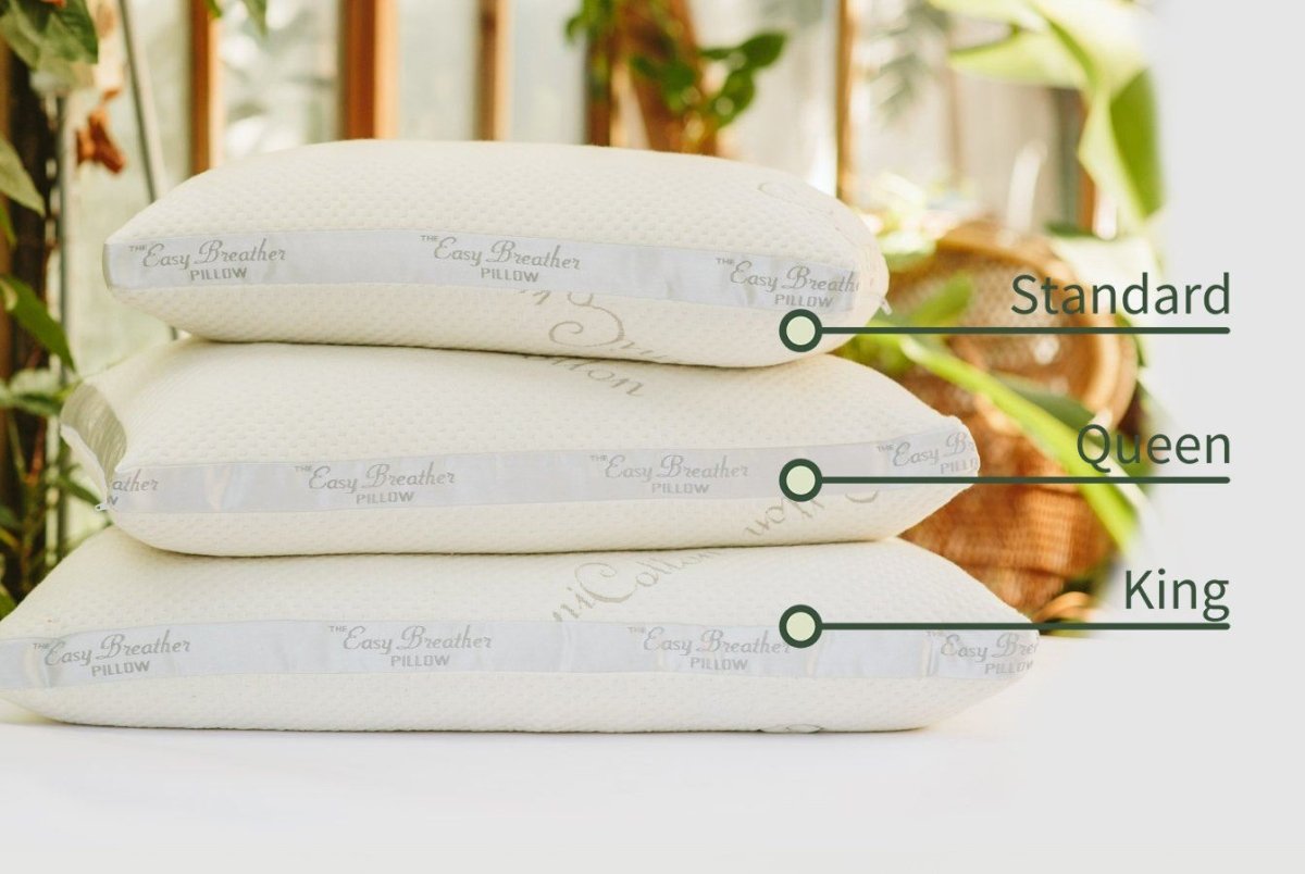 Easy Breather Natural Latex Pillow - Warmy &amp; Tummy