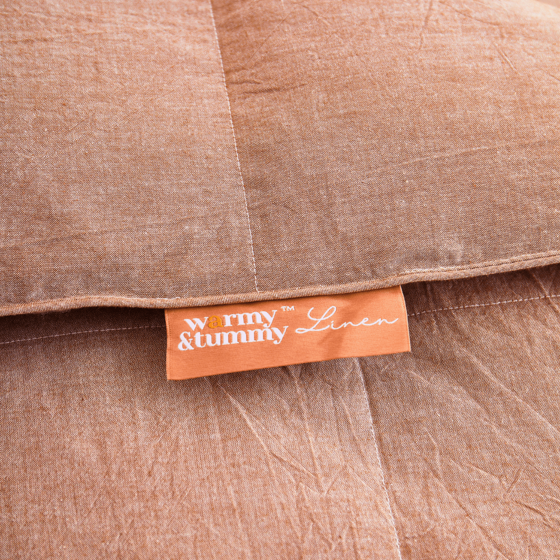 European Linen Goose Down Filled Comforter - Warmy & Tummy