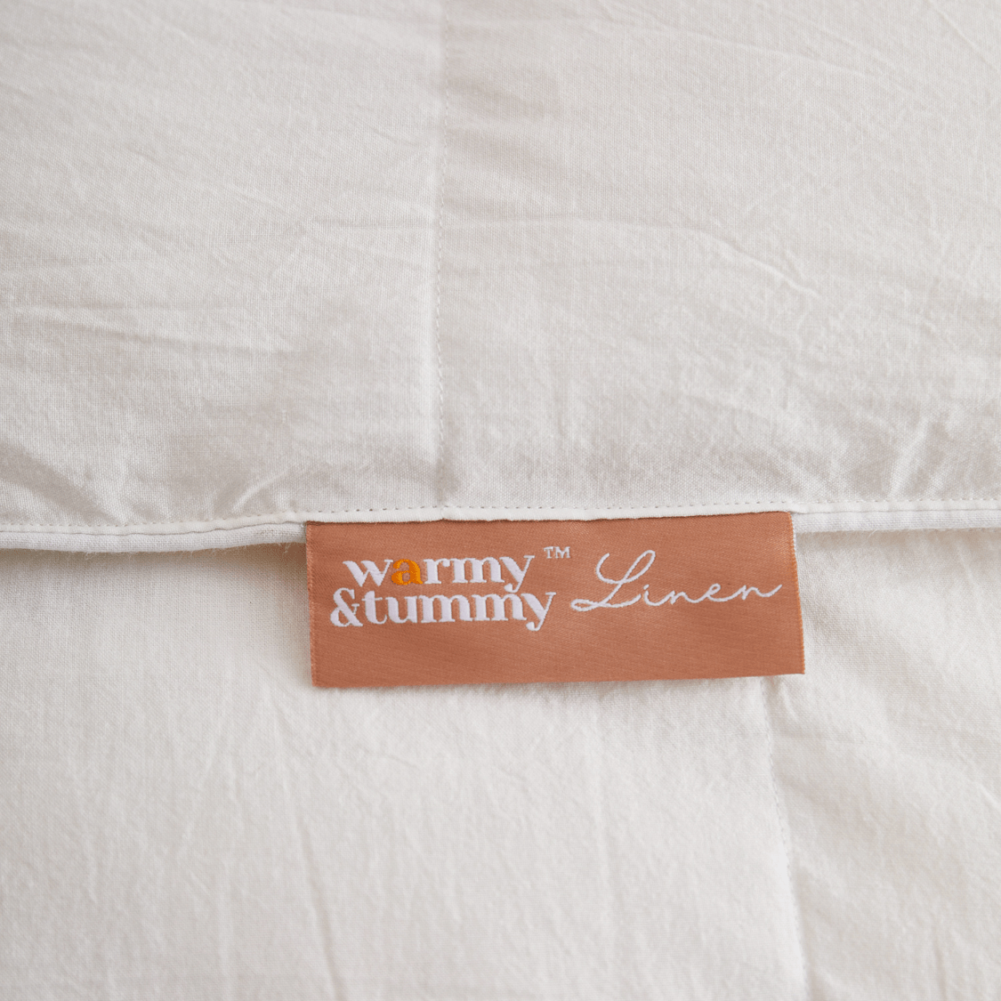 European Linen Goose Down Filled Comforter - Warmy & Tummy