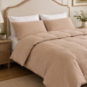European Linen Goose Down Filled Comforter - Warmy & Tummy