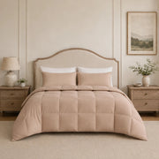 European Linen Goose Down Filled Comforter - Warmy & Tummy