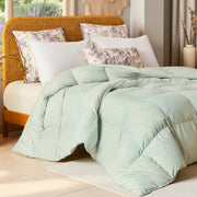 European Linen Goose Down Filled Comforter - Warmy & Tummy