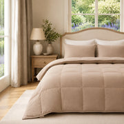 European Linen Goose Down Filled Comforter - Warmy & Tummy