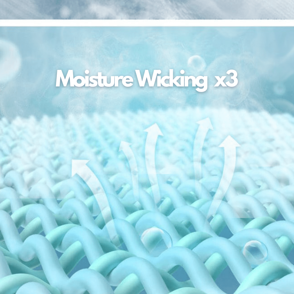 ICE 3D MAX Cooling Mattress Pad + Pillow Cases - Warmy &amp; Tummy