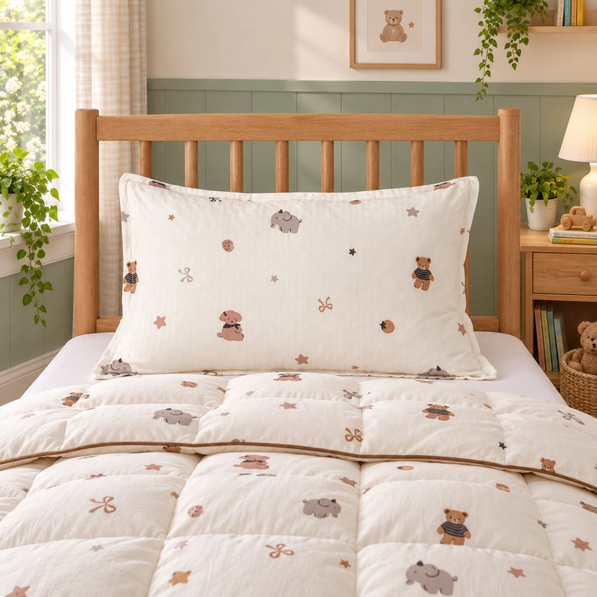 little pals organic cotton pillowcases — pillowcase bed