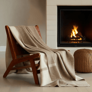 La Mérino - Doux Cashmere Merino Wool Throw Blanket - Warmy & Tummy