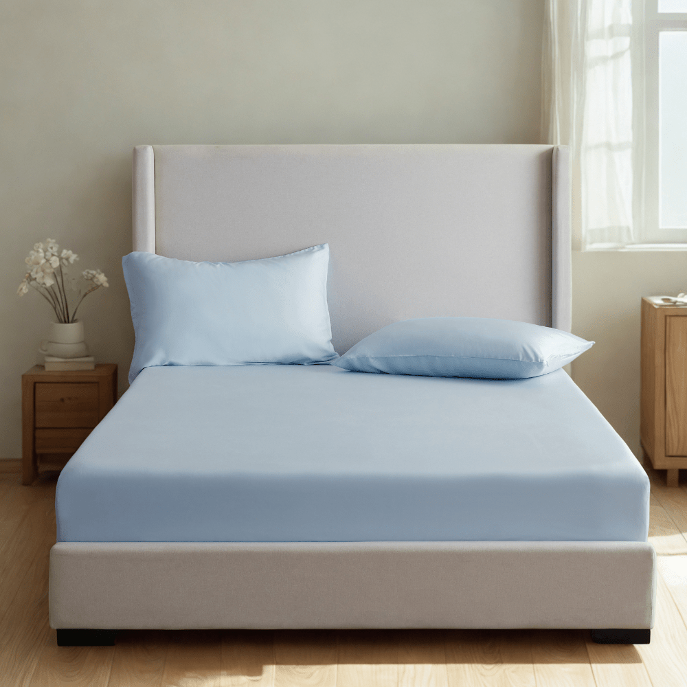 Luxecool™ Bamboo Fitted Sheet + Pillowcases - Warmy & Tummy