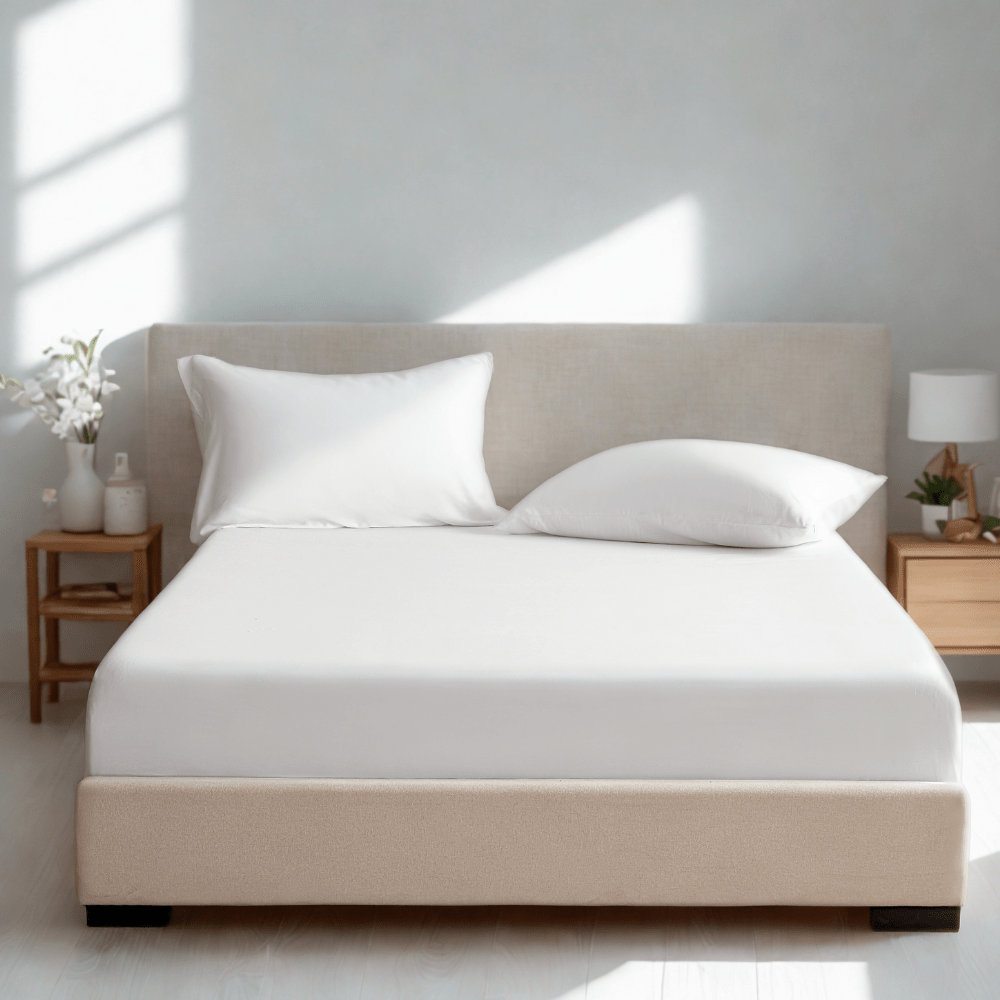 Luxecool™ Bamboo Fitted Sheet + Pillowcases - Warmy & Tummy