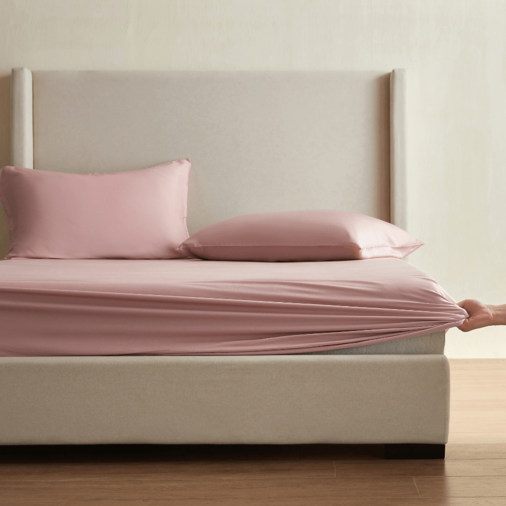 Luxecool™ Bamboo Fitted Sheet + Pillowcases - Warmy & Tummy