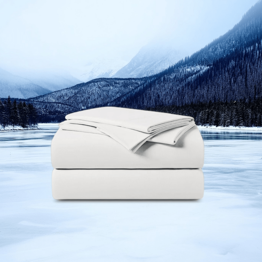Luxecool™ Bamboo Fitted Sheet + Pillowcases - Warmy & Tummy