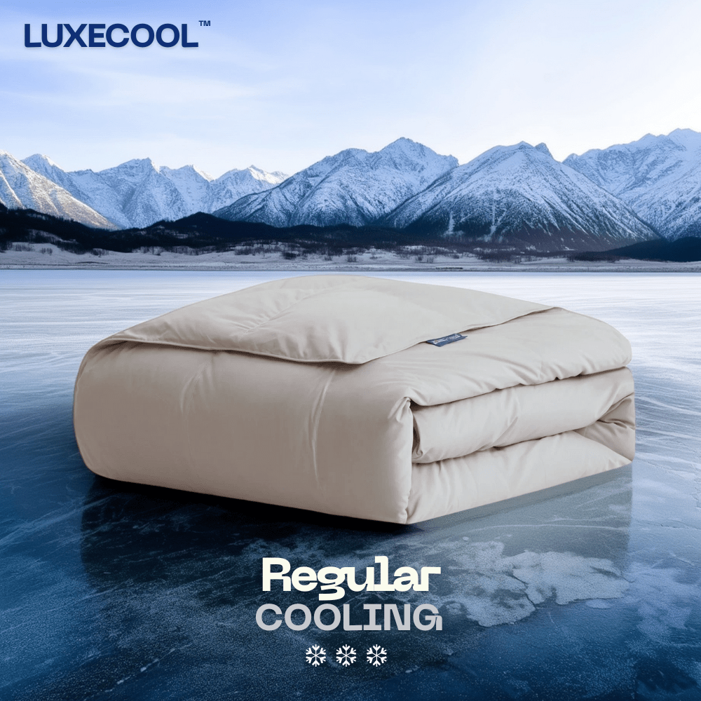 Luxecool™ Cooling Down Comforter + Breathe - Zone™ Tech - Warmy & Tummy