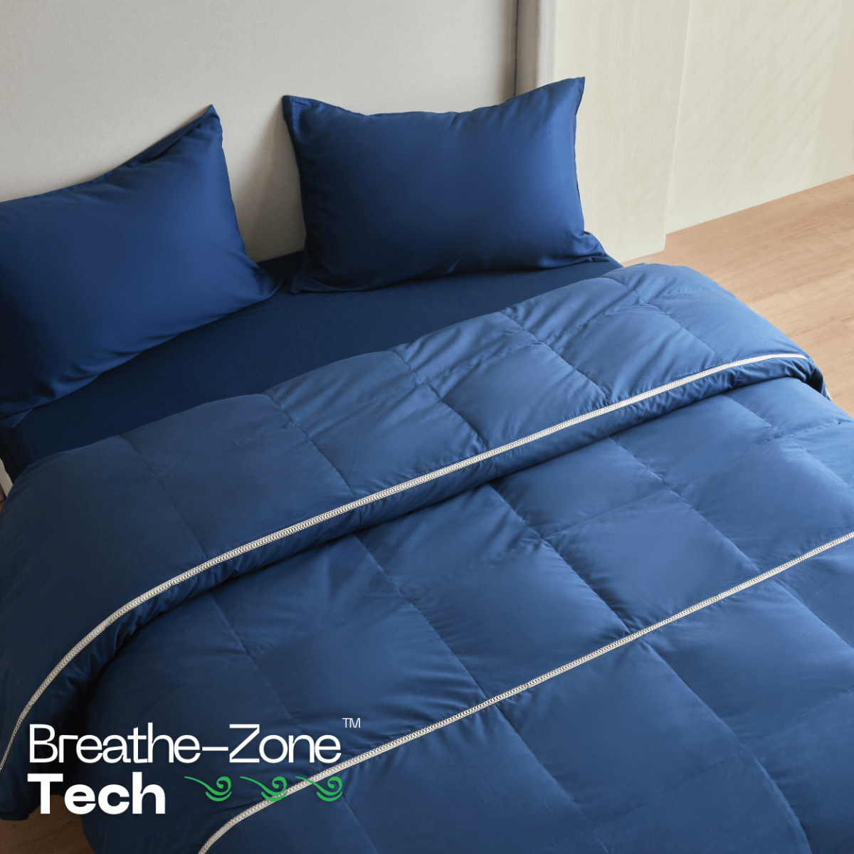 Luxecool™ Cooling Down Comforter + Breathe - Zone™ Tech - Warmy & Tummy