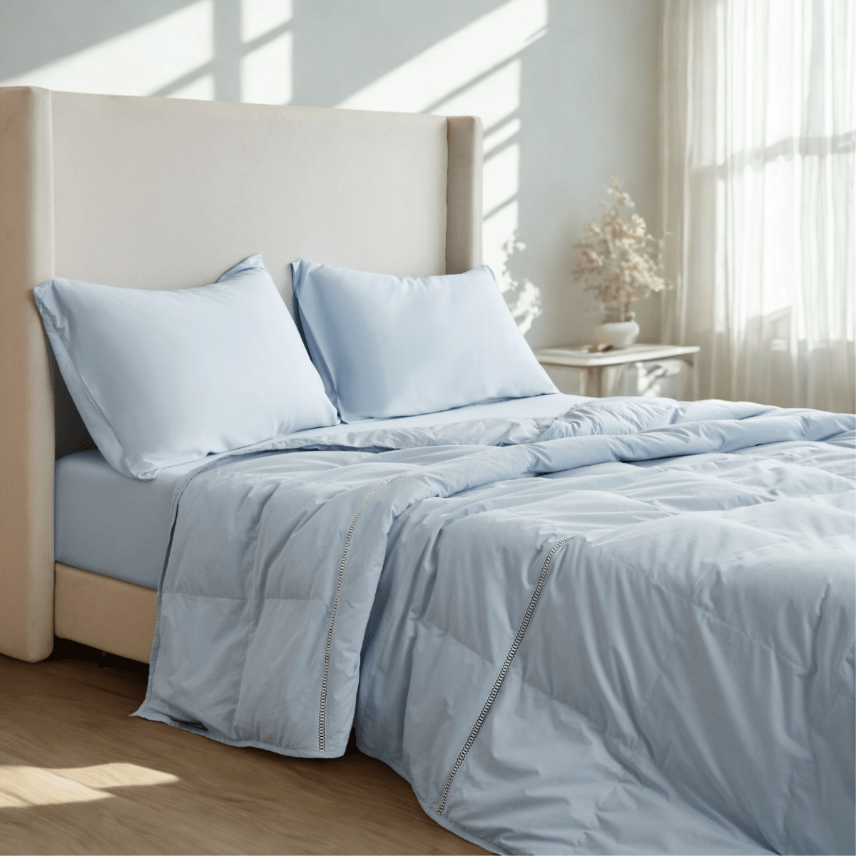 Luxecool™ Cooling Down Comforter + Breathe - Zone™ Tech - Warmy & Tummy