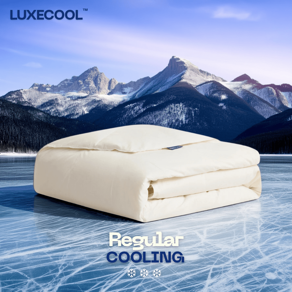 Luxecool™ Cooling Down Comforter + Breathe - Zone™ Tech - Warmy & Tummy