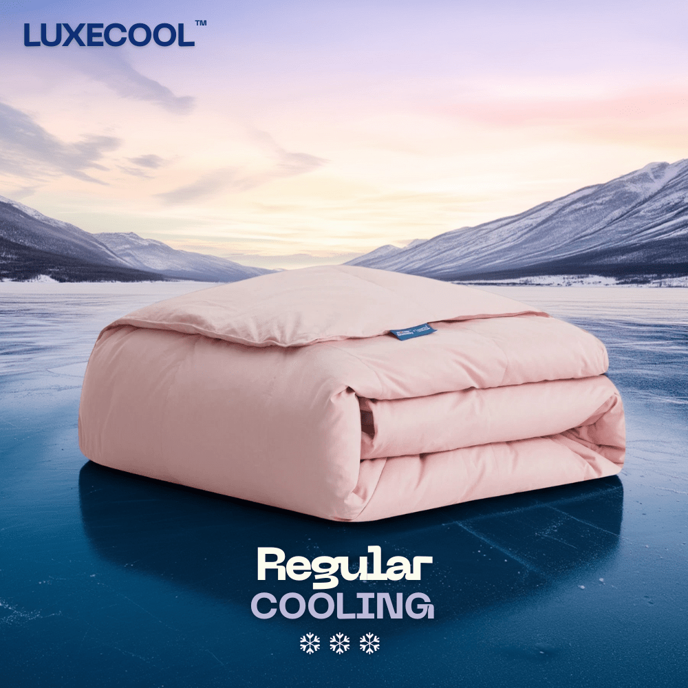 Luxecool™ Cooling Down Comforter + Breathe - Zone™ Tech - Warmy & Tummy