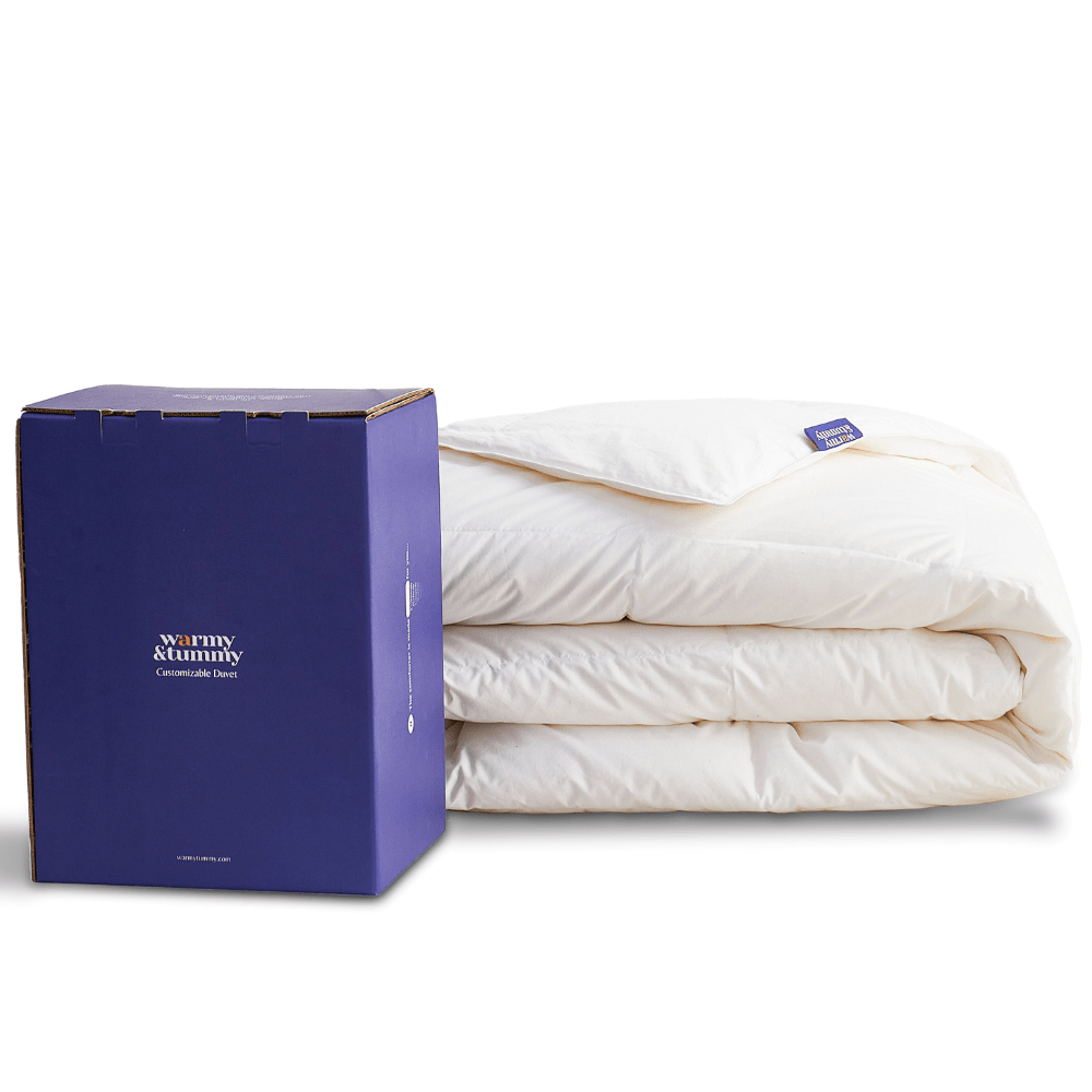 Organic Cotton Goose Down Comforter - Warmy & Tummy