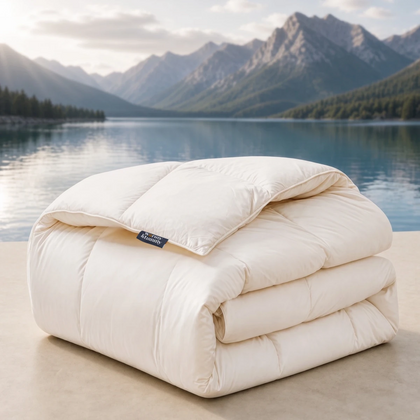 Organic Cotton Goose Down Comforter - Warmy & Tummy