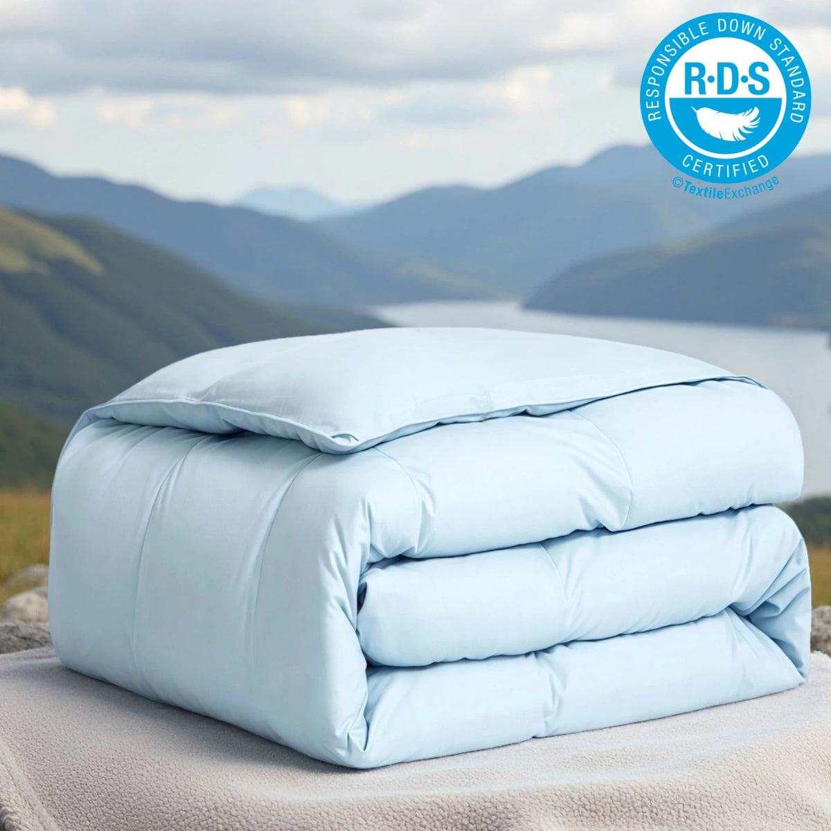 Organic Cotton Goose Down Comforter - Warmy & Tummy
