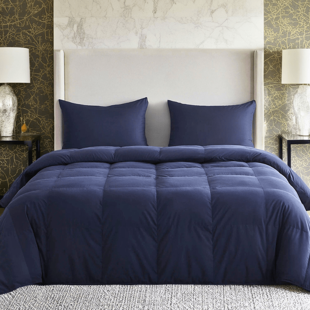 Organic Cotton Goose Down Comforter - Warmy & Tummy