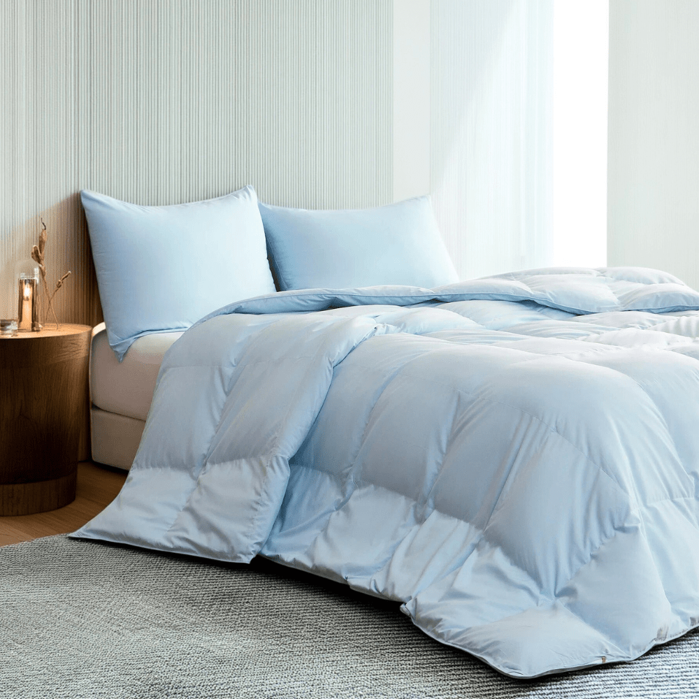 Organic Cotton Goose Down Comforter - Warmy & Tummy