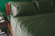 Sateen Organic Cotton Sheet Set + Pillowcases - Warmy & Tummy