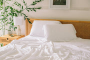 Sateen Organic Cotton Sheet Set + Pillowcases - Warmy & Tummy