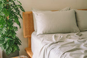 Sateen Organic Cotton Sheet Set + Pillowcases - Warmy & Tummy