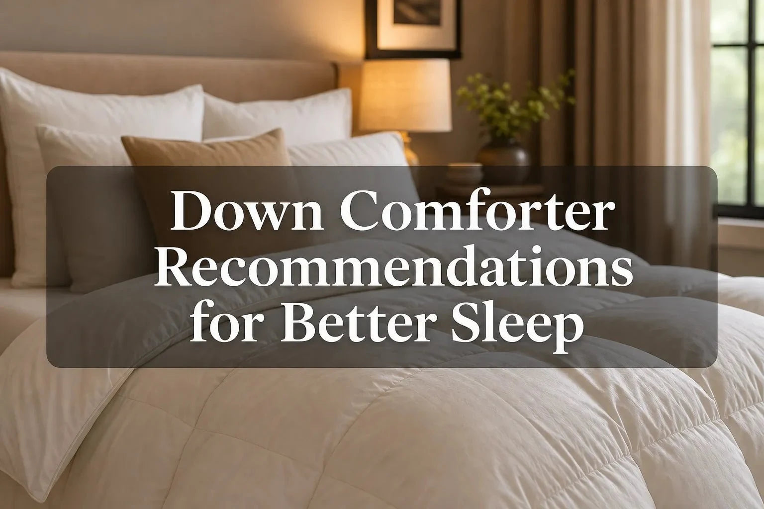 Down Comforter Recommendations for Better Sleep