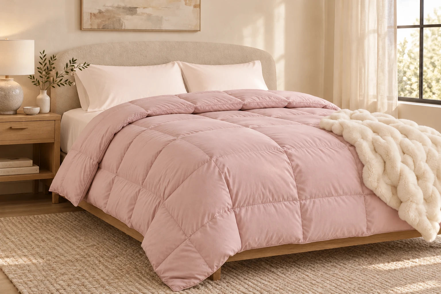 Dusk Pink & Cream